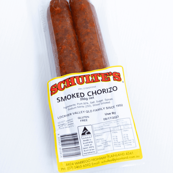 200g SMOKED CHORIZO Schulte S   Smoked Chorizo 2 